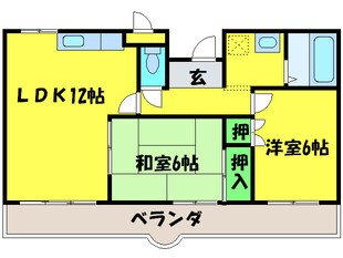 高師浜シ－サイドマンション１の物件間取画像